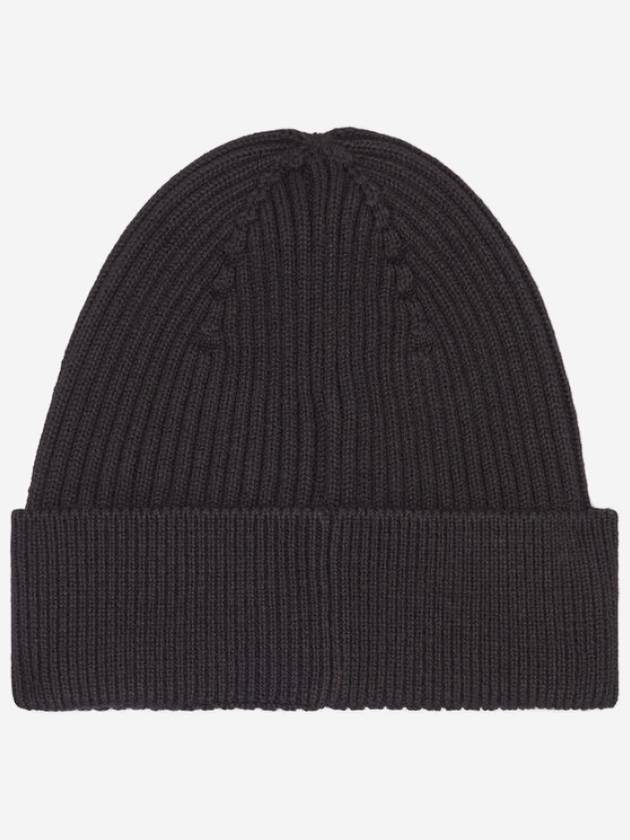 K Coder H Logo Patch Ribbed Beanie Black - DIESEL - BALAAN 3