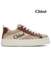 Lauren Leather Converse Low Top Sneakers Brown - CHLOE - BALAAN 5