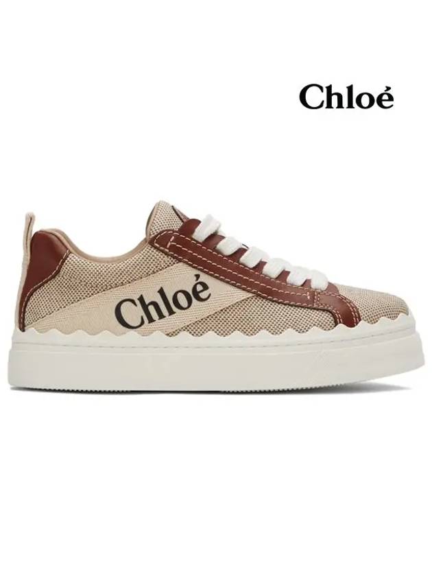 Lauren Leather Converse Low Top Sneakers Brown - CHLOE - BALAAN 5