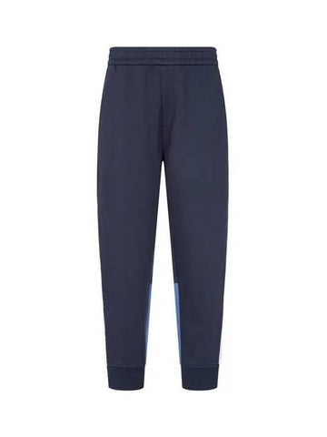 Men s Color Block Logo Line Jogger Pants Navy 271860 - ARMANI EXCHANGE - BALAAN 1