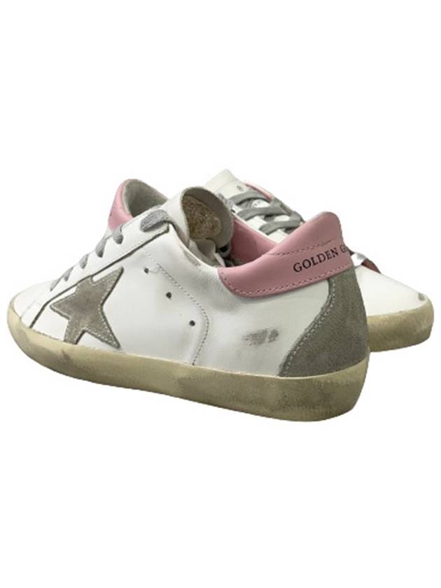 Superstar White Pink Heel Tab Sneakers - GOLDEN GOOSE - BALAAN 4