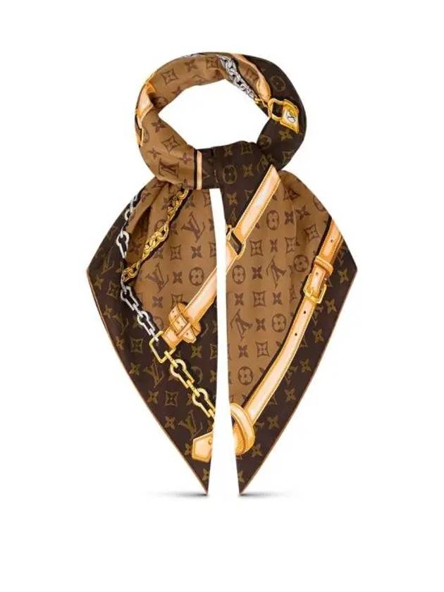 Confidential Monogram Scarf Brown - LOUIS VUITTON - BALAAN 4