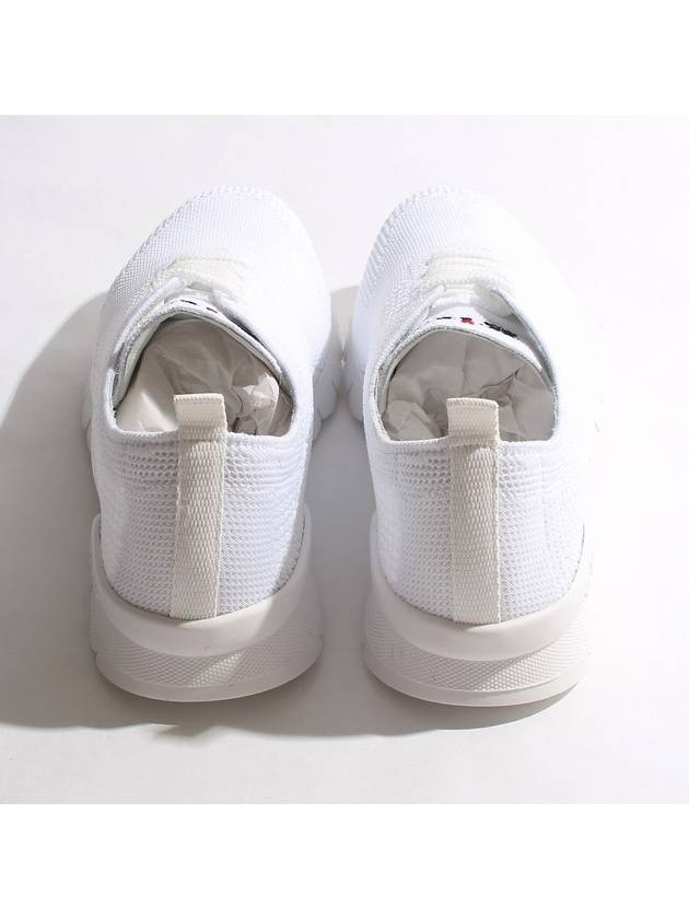 Fit Knit Low Top Sneakers White - KITON - BALAAN 4