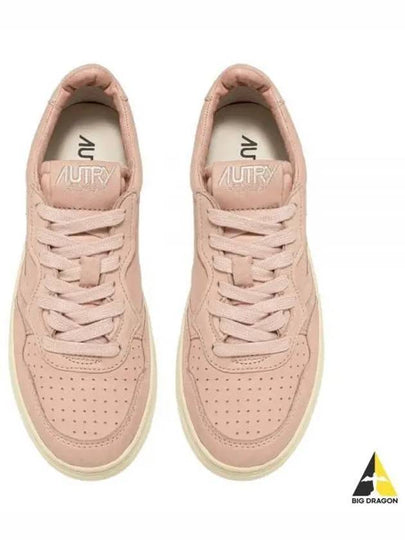 Medalist Goatskin Low Top Sneakers Pink - AUTRY - BALAAN 2