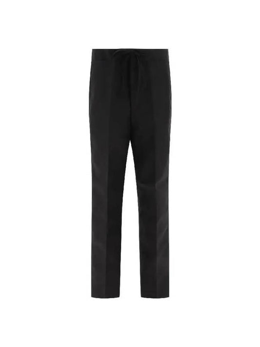 Signature Stitch Logo High Waist Wide Pants Black - MAISON MARGIELA - BALAAN 2