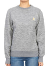 Women's Gold Star Athena Sweatshirt Melange Grey - GOLDEN GOOSE - BALAAN 4