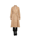 Feltro Single Coat Beige - MAX MARA - BALAAN 1