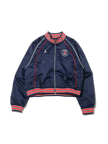 Women's x Paris Saint-Germain Zip-Up Jacket Navy - NIKE - BALAAN.