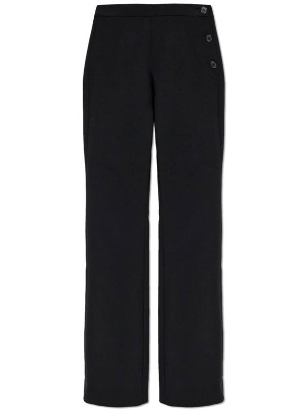 Courrèges Wool Trousers, Women's, Black - COURREGES - BALAAN 1