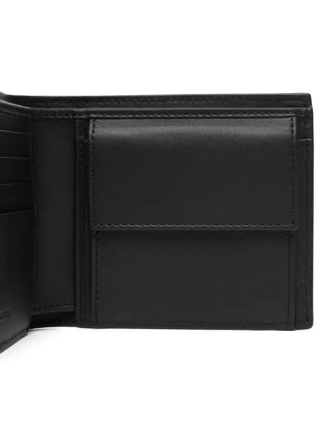 Intrecciato Coin Pocket Half Wallet Black - BOTTEGA VENETA - BALAAN 4