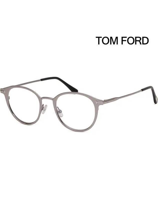 Blue light blocking glasses frame TF5528B 009 round frame vision protection men women fashion - TOM FORD - BALAAN 7