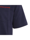 Pocket Wipstitch Short Sleeve T-shirt Navy - KITON - BALAAN 5