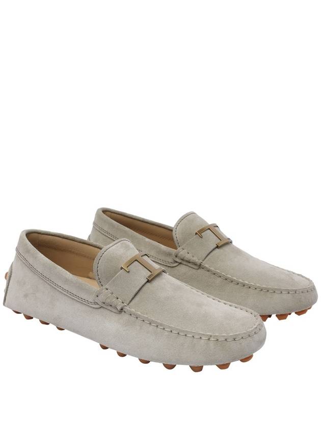 Timeless Gommino Suede Driving Shoes Beige - TOD'S - BALAAN 5