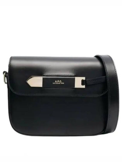 Charlotte Leather Small Cross Bag Black - A.P.C. - BALAAN 2