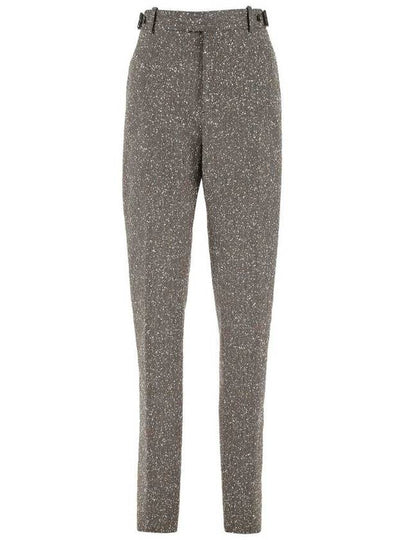 Herringbone Trousers Straight Pants - BOTTEGA VENETA - BALAAN 2