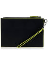 Embossed Logo Clutch Bag Black - MSGM - BALAAN 4