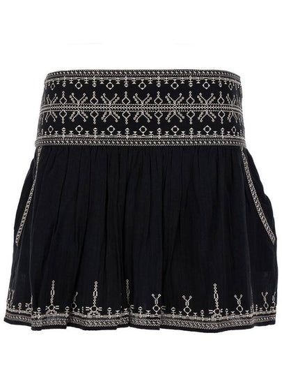 Skirt JU0160FAB1J09E 01BK Black - ISABEL MARANT ETOILE - BALAAN 2