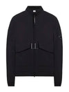 Shell-R Bomber Jacket Black - CP COMPANY - BALAAN 2