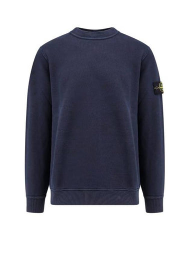 Compass Badge Sweatshirt Blue - STONE ISLAND - BALAAN 1