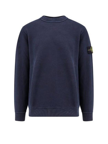 Compass Badge Sweatshirt Blue - STONE ISLAND - BALAAN 1