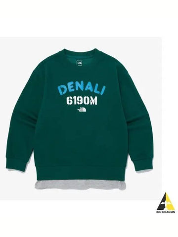 The North Face KIDS School Day Sweatshirt NM5MQ04U JGR - THE NORTH FACE - BALAAN 1