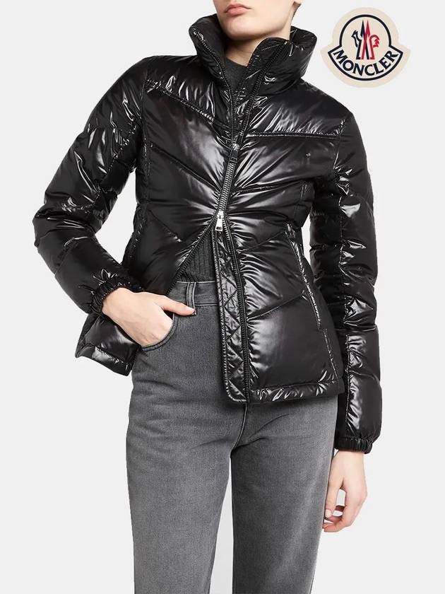 Women s GAST Diagonal Quilted Short Down Padding Black 1A00080 5963V - MONCLER - BALAAN 4