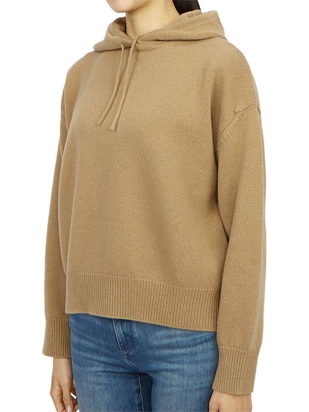 Atlanta Knit Hoodie Camel - MAX MARA - BALAAN 3