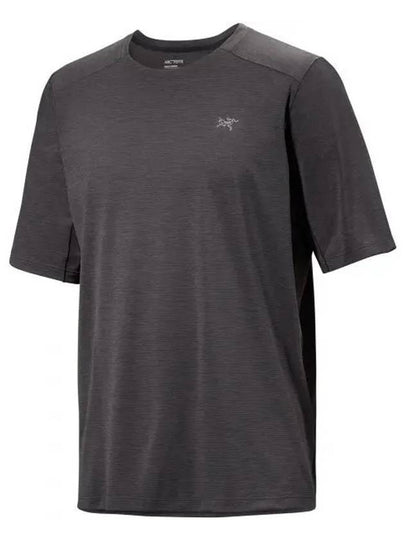 Cormac Crew Neck Short Sleeve T-Shirt Black Heather - ARC'TERYX - BALAAN 2