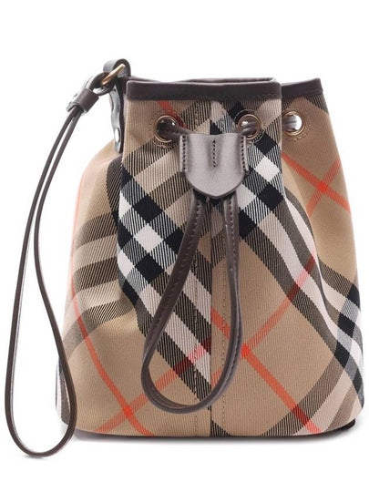 Check drawstring mini bag 8093916 - BURBERRY - BALAAN 2