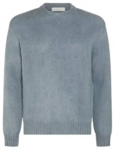 Mohair Jumper Knit Top Powder Blue - GOLDEN GOOSE - BALAAN 2