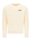 Rue De Richelieu Relax Cotton Sweatshirt Ecru - MAISON KITSUNE - BALAAN 1