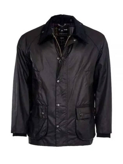 Bedale Wax Half Lined Jacket Black - BARBOUR - BALAAN 2