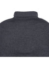 Intarsia Heart Logo Turtleneck Grey - AMI - BALAAN 8