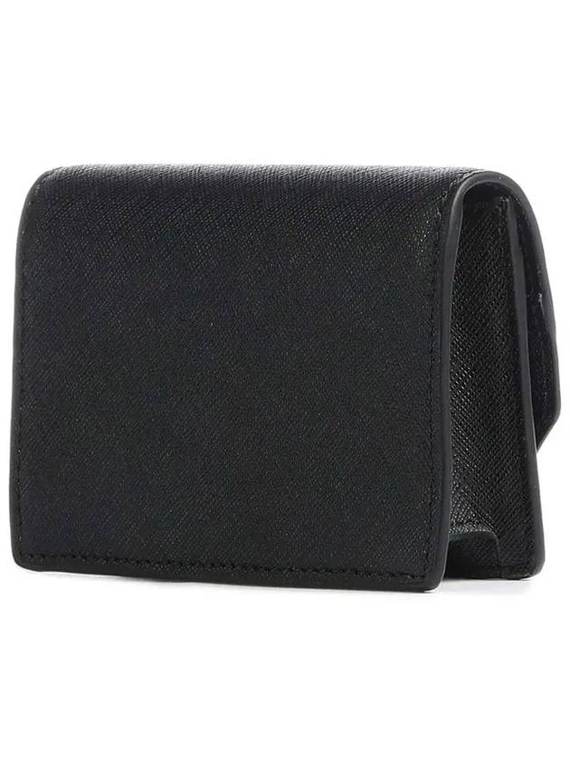 Vegan Biogreen Saffiano Business Card Wallet Black - VIVIENNE WESTWOOD - BALAAN 4