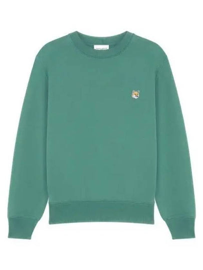 Fox Head Patch Regular Sweatshirt Teal Green - MAISON KITSUNE - BALAAN 2