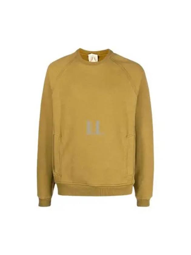 Men's Felpa Chiusa Girocollo Sweatshirt Mustard - TEN C - BALAAN 2