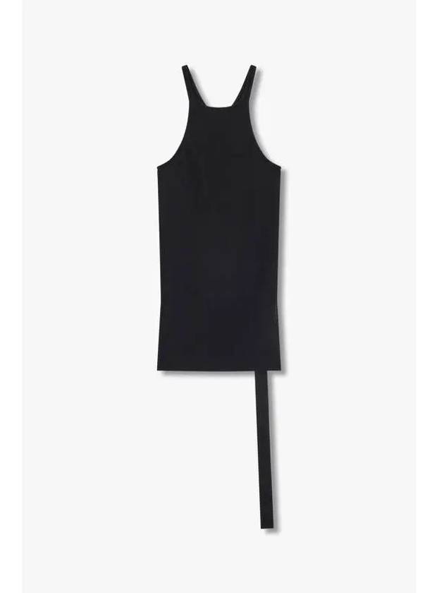 WOMEN DRKSHDW RACER BACK COTTON TANK TOP BLACK - RICK OWENS - BALAAN 1