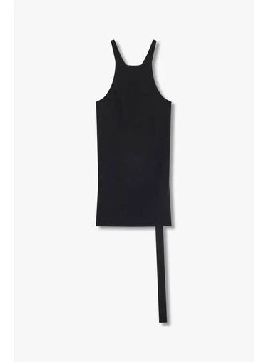 WOMEN DRKSHDW RACER BACK COTTON TANK TOP BLACK - RICK OWENS - BALAAN 1