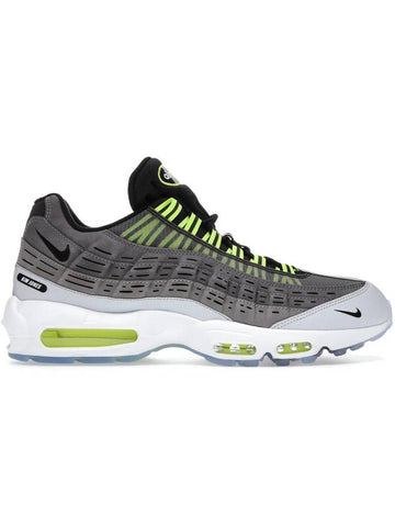 Kim Jones Air Max 95 Low Top Sneakers Black Volt Gray - NIKE - BALAAN 1