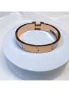 Click H Bracelet Rose Gold Cream - HERMES - BALAAN 9