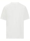 Big Logo Cotton Short Sleeve T-Shirt White - Y-3 - BALAAN 4