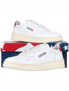 Medalist Red Tab Low Top Sneakers White - AUTRY - BALAAN 11