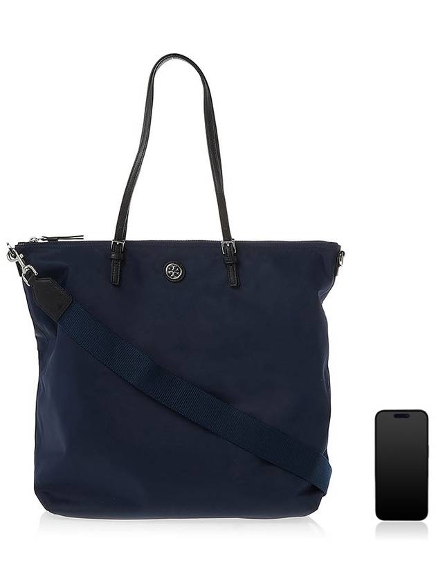 Virginia Nylon Tote Bag Navy - TORY BURCH - BALAAN 7