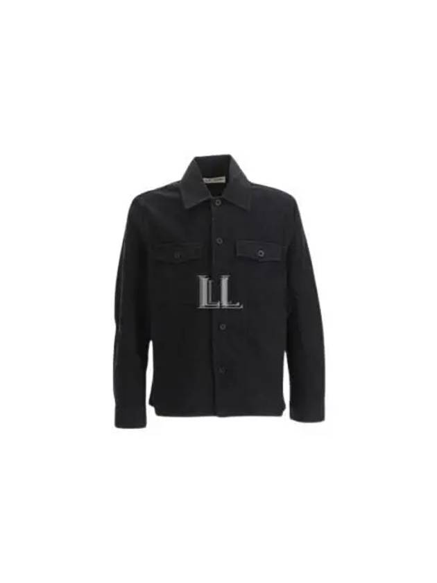 Men's Evening Brushed Cotton Jacket Black - OUR LEGACY - BALAAN 2