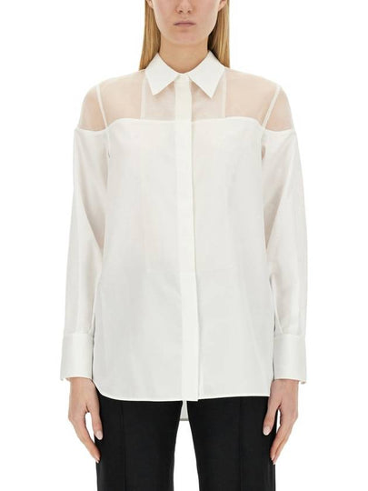 Blouse Shirt N09HW504 C7J WHITE - HELMUT LANG - BALAAN 2