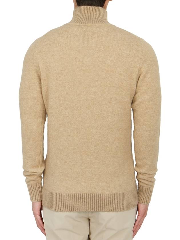 Men's Knit Turtleneck Beige - RVR LARDINI - BALAAN 5