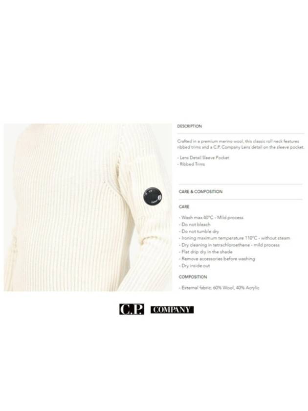 Lens Turtleneck 13CMKN205A 005292A - CP COMPANY - BALAAN 3