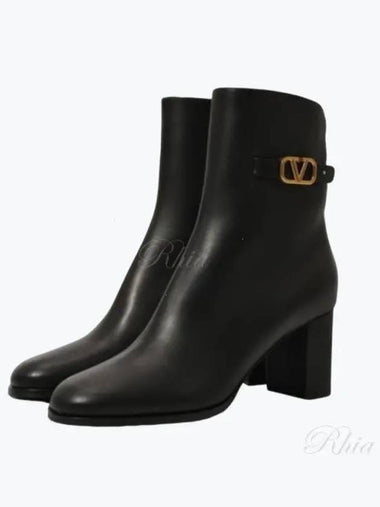 5W0S0HY4 DSH 0NO 5W2S0HY4 V logo signature boots - VALENTINO - BALAAN 1