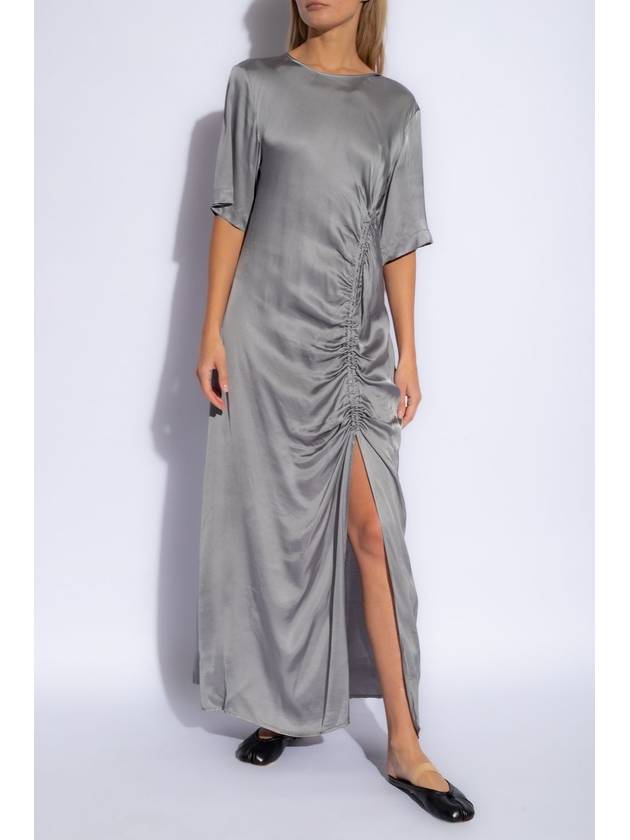 HERSKIND Satin Dress ‘Sabastian’, Women's, Grey - BIRGITTE HERSKIND - BALAAN 3