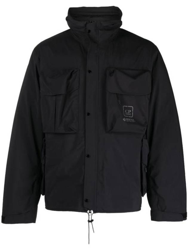 Metropolis Series Gore-Tex 3L Infinium Hooded Jacket Black - CP COMPANY - BALAAN 2